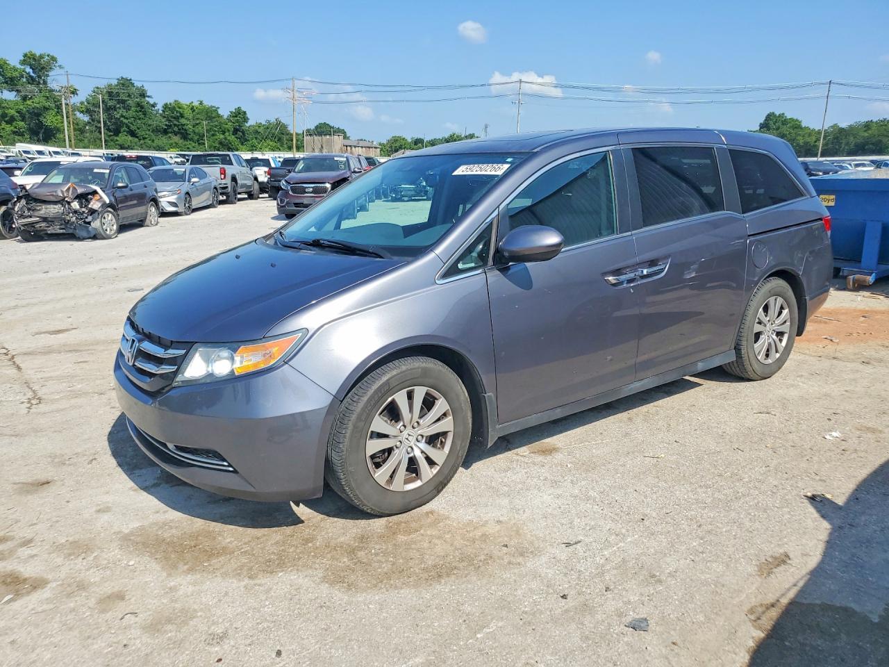 2016 Honda Odyssey EX-L, VIN 5FNRL5H60GB156846 — Water / flood