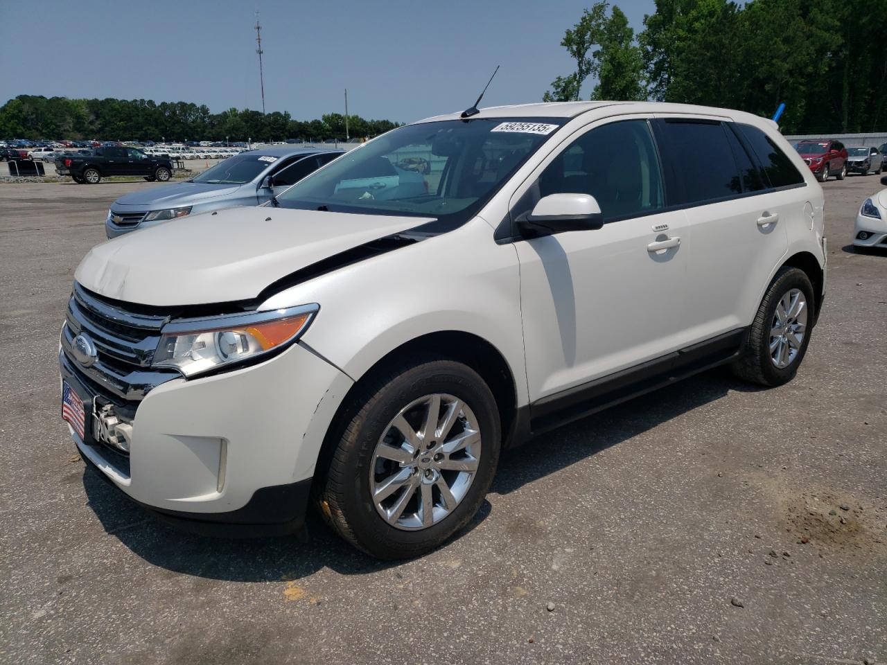 2013 Ford Edge SEL, VIN 2FMDK3J9XDBC76762 — Front end