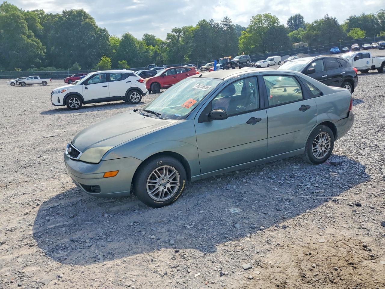 2006 Ford Focus S, VIN 1FAHP34N76W196410 — Undercarriage