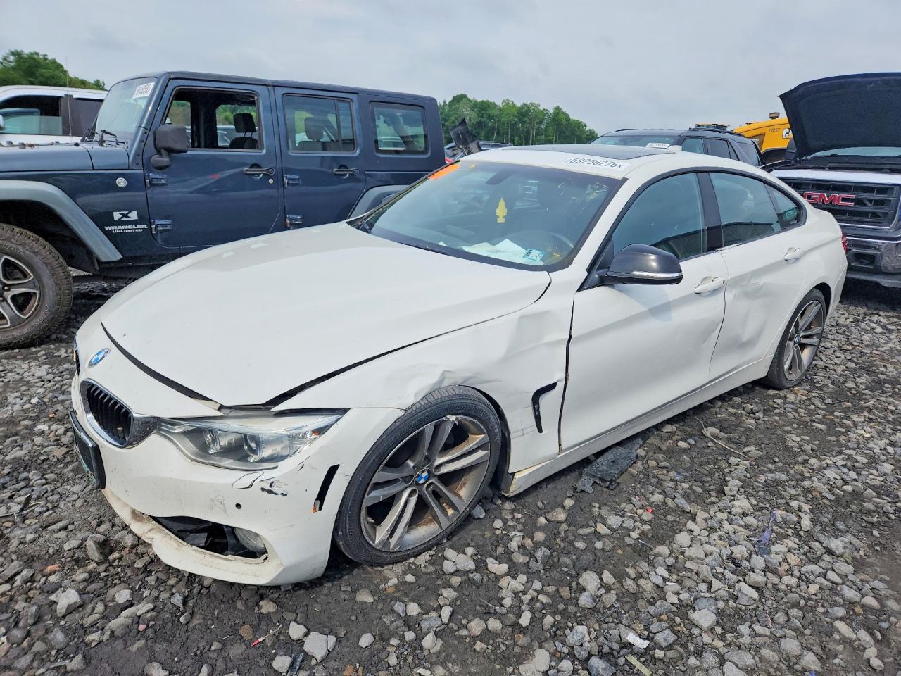 2015 BMW 4 Series 428i xDrive, VIN WBA4C9C56FD330244 — Undercarriage