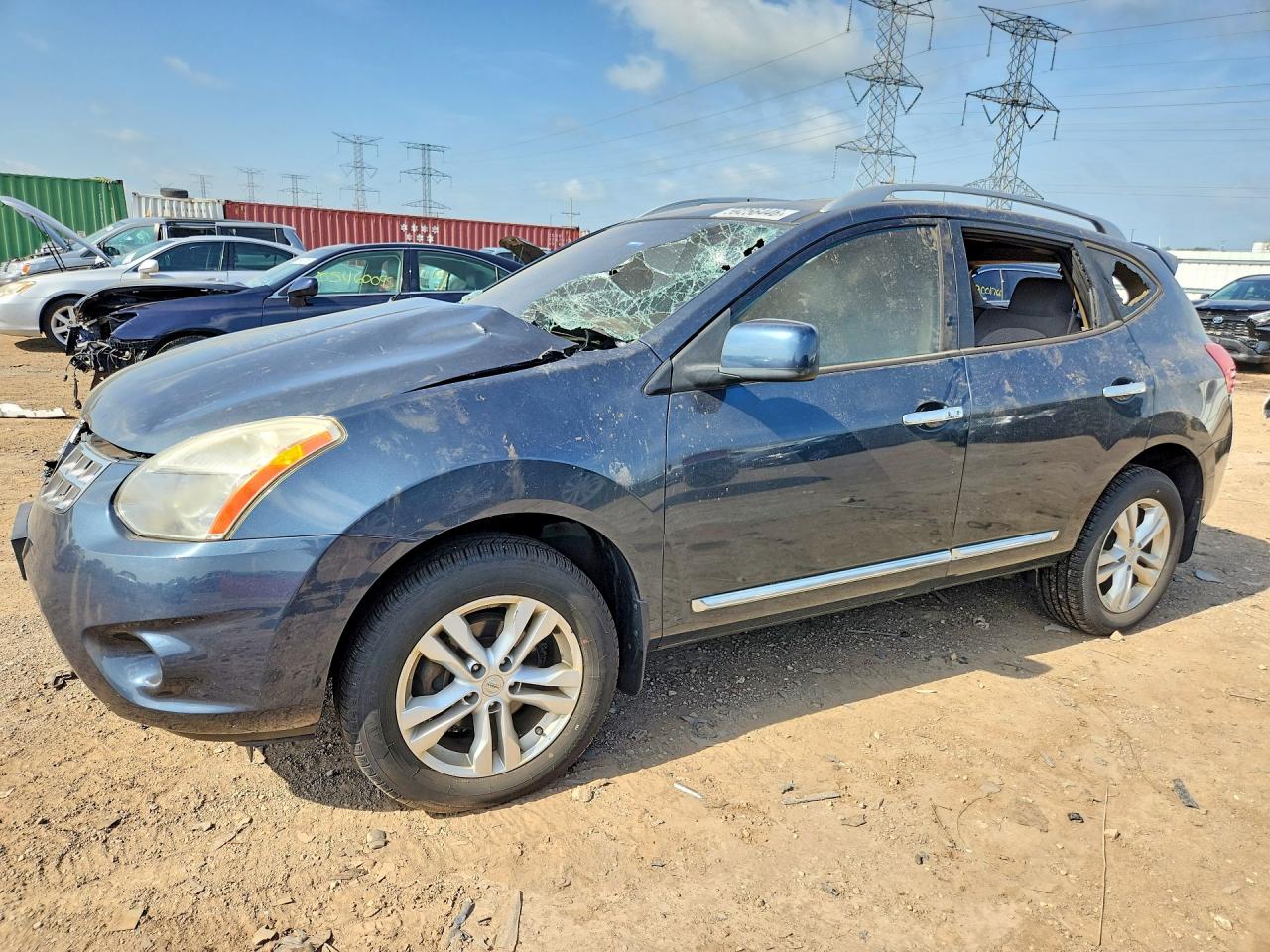 2012 Nissan Rogue SV, VIN JN8AS5MV9CW707279 — Interior fire