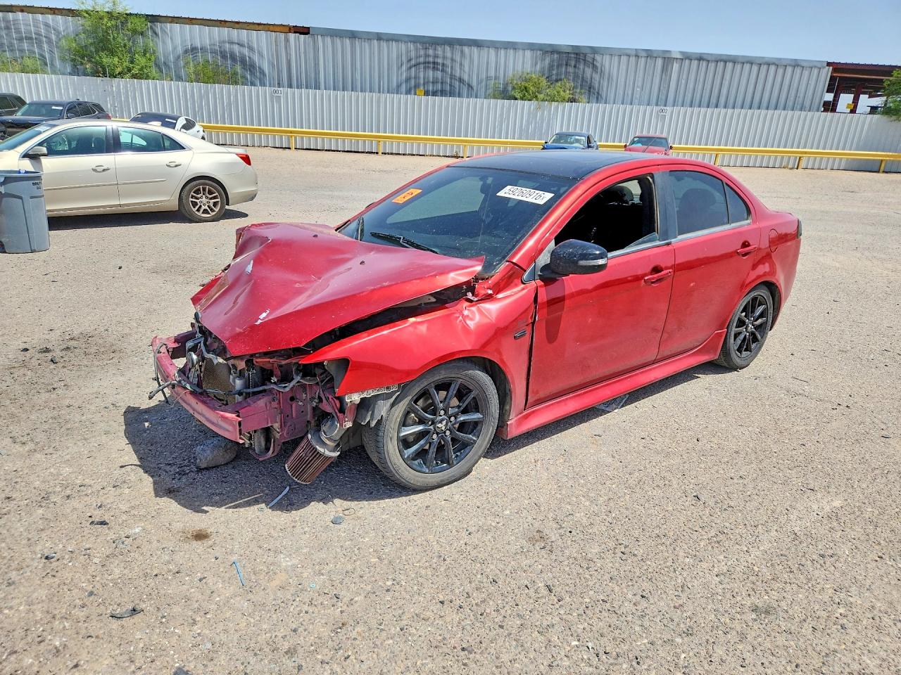 2017 Mitsubishi Lancer ES, VIN JA32U2FU6HU012207 — Front end