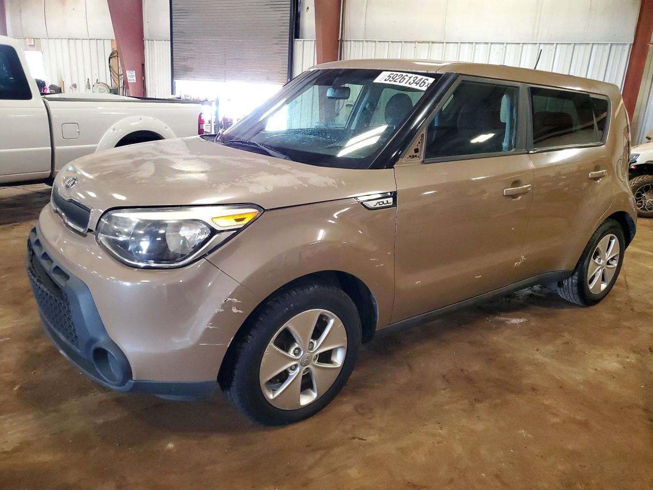2015 Kia Soul, VIN KNDJN2A27F7231978 — Front end