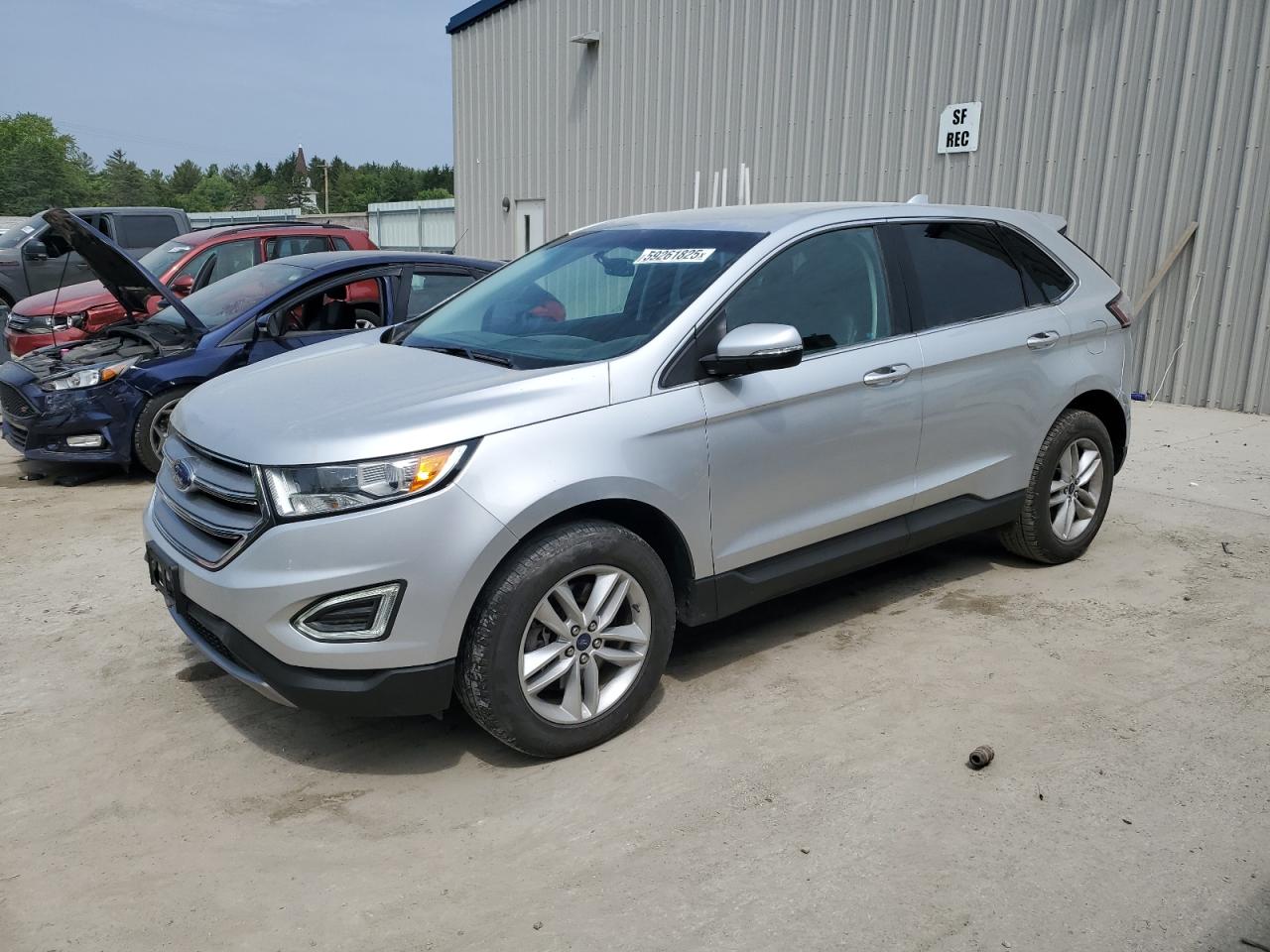 2017 Ford Edge SEL, VIN 2FMPK4J97HBC35496 — Rejected repair