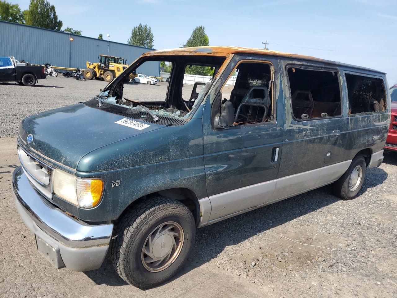 1997 Ford Econoline Wagon XL, VIN 1FMEE11L2VHA74059 — Interior fire