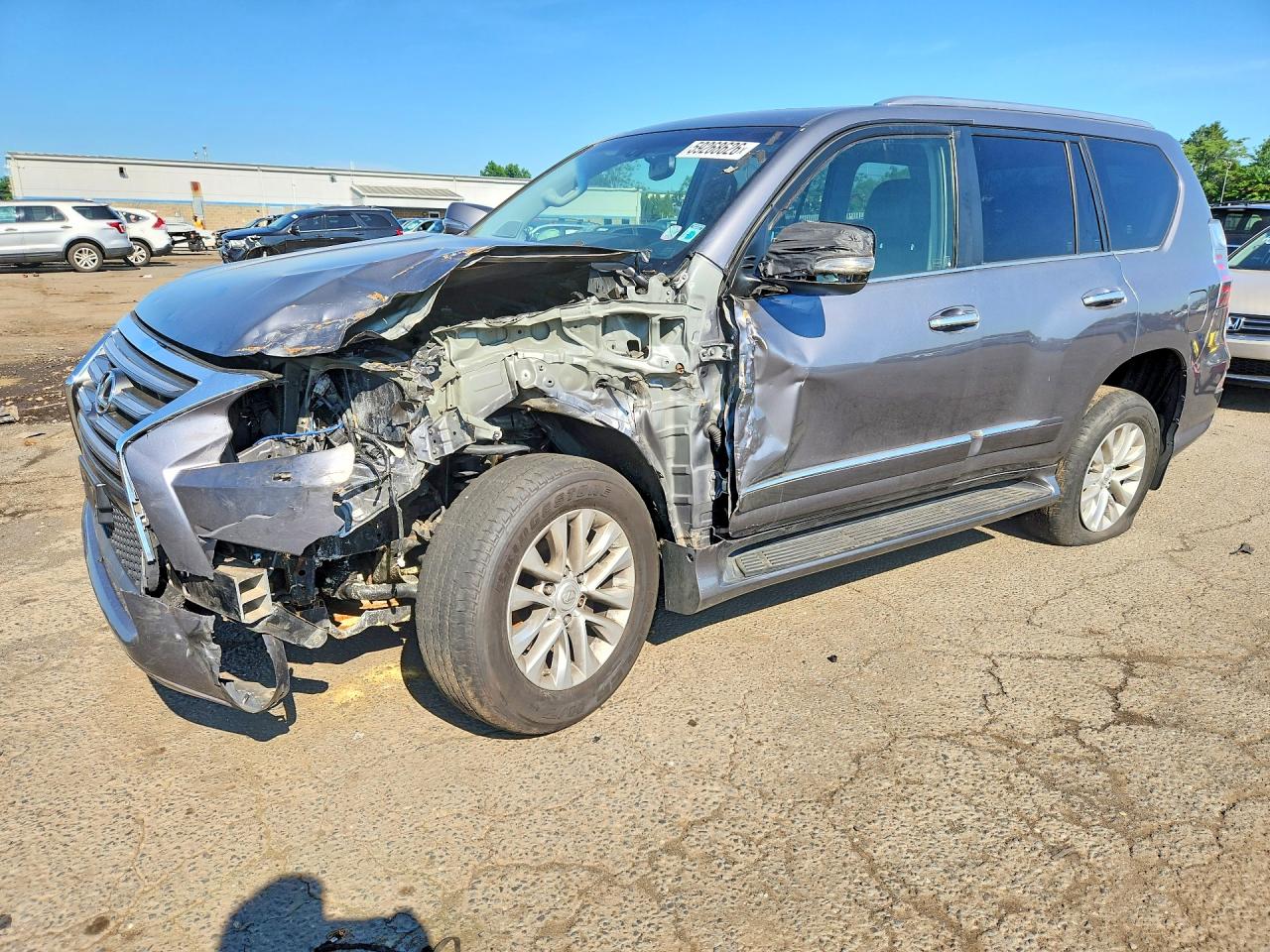 2015 Lexus GX 460, VIN JTJBM7FX5F5112828 — Front end
