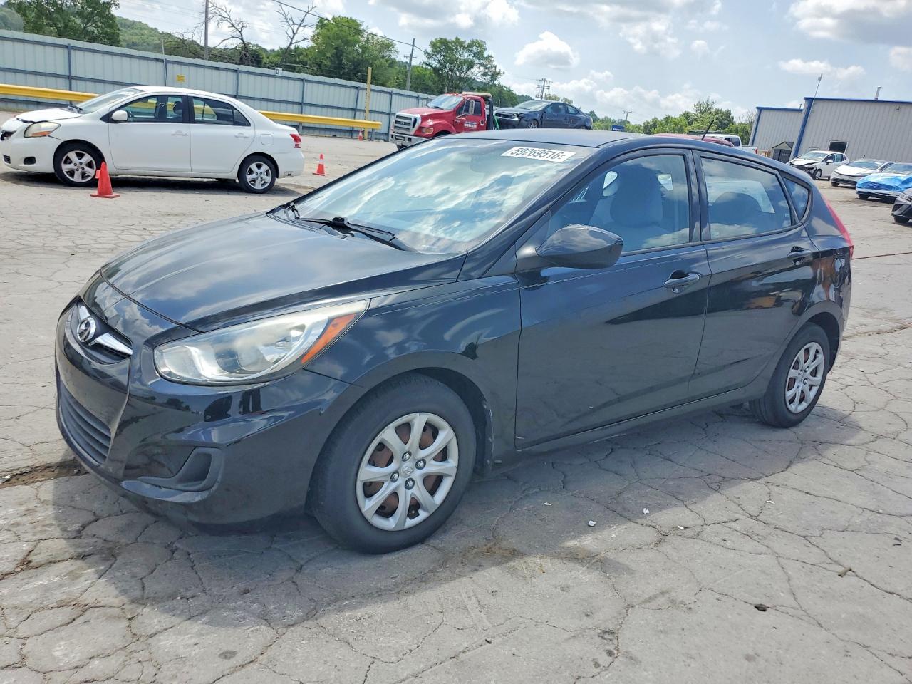 2012 Hyundai Accent GS, VIN KMHCT5AE3CU036768 — Side