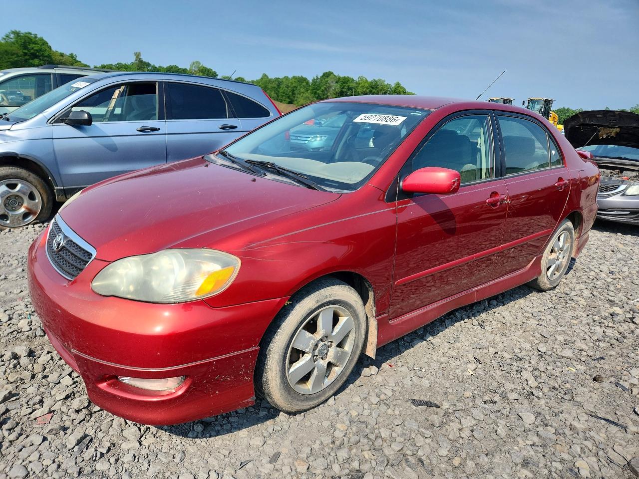 2007 Toyota Corolla CE, VIN 2T1BR32E77C826420 — Side