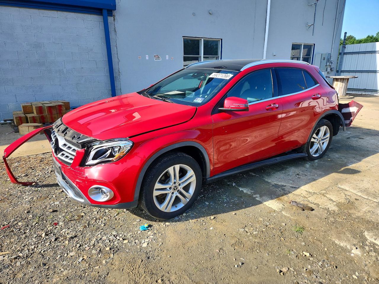 2019 Mercedes-Benz GLA 250, VIN WDCTG4GB9KJ550473 — Rear end