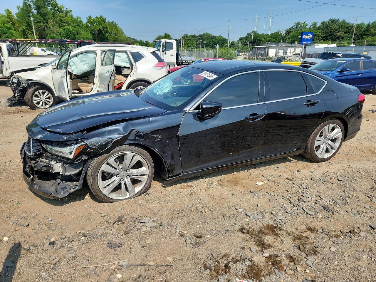 2022 Acura TLX Technology, VIN 19UUB5F46NA003331 — Front end