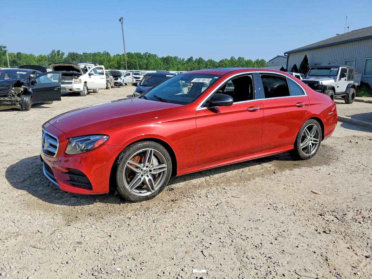 2017 Mercedes-Benz E 300 Luxury, VIN WDDZF4KB1HA230699 — Water / flood