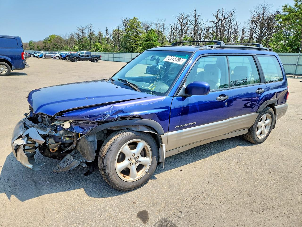 2002 Subaru Forester S, VIN JF1SF65552H734240 — Front end