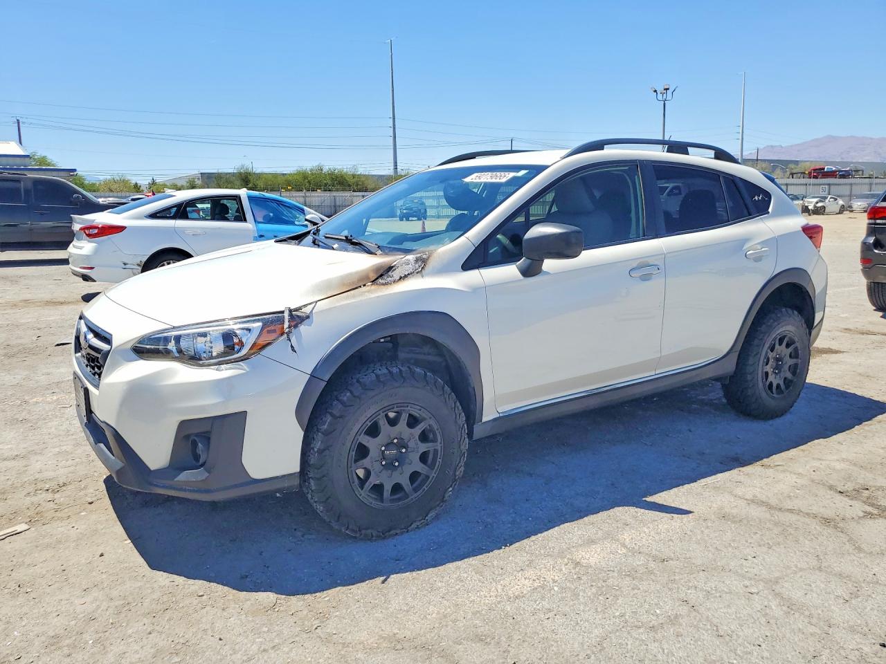 2019 Subaru Crosstrek, VIN JF2GTAAC5KH200446 — Engine fire