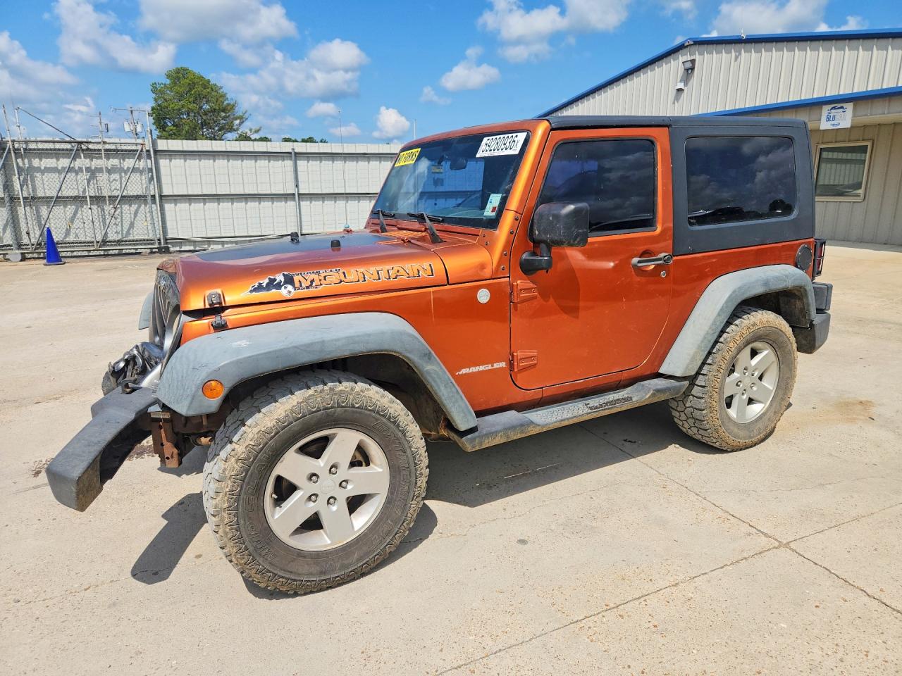 2010 Jeep Wrangler Mountain, VIN 1J4AA2D1XAL228176 — Front end
