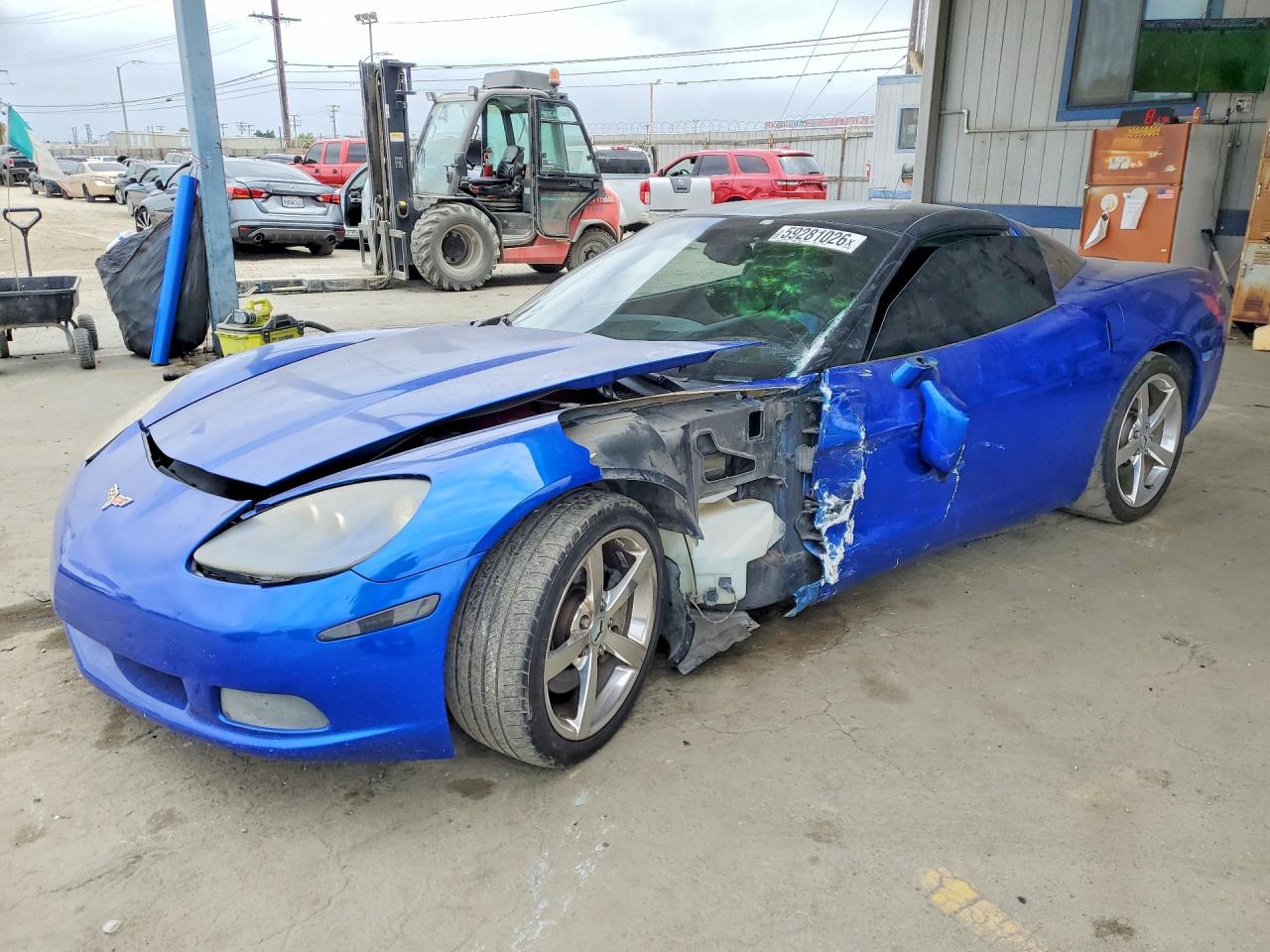 2008 Chevrolet Corvette, VIN 1G1YY25W585112790 — Front end