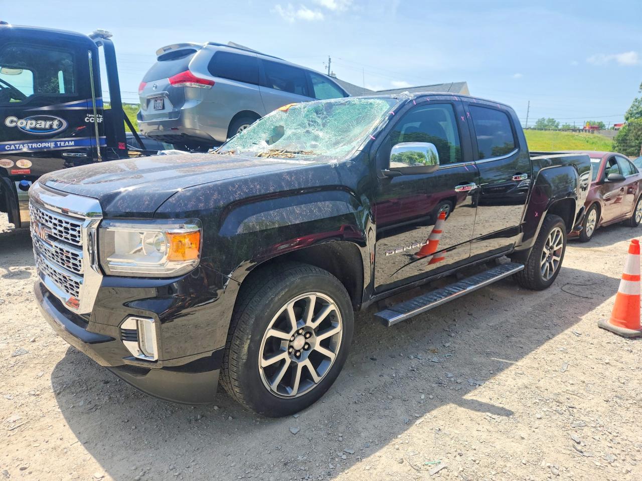 2021 GMC Canyon 4WD Denali, VIN 1GTG6EEN7M1255226 — Roof