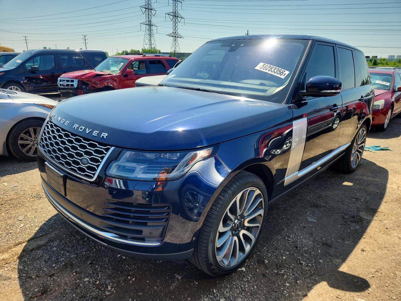 2022 Land Rover Range Rover Westminster, VIN SALGS2RU9NA464151 — Зад