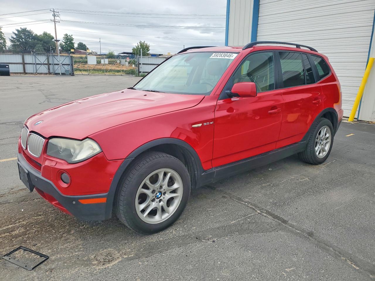 2007 BMW X3 3.0si, VIN WBXPC93497WF09509 — Front end