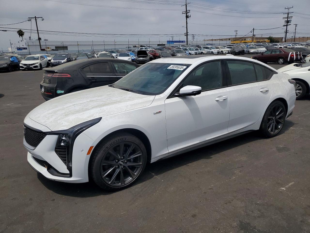 2025 Cadillac CT5-V, VIN 1G6DR5RW9S0116640 — Vandalism