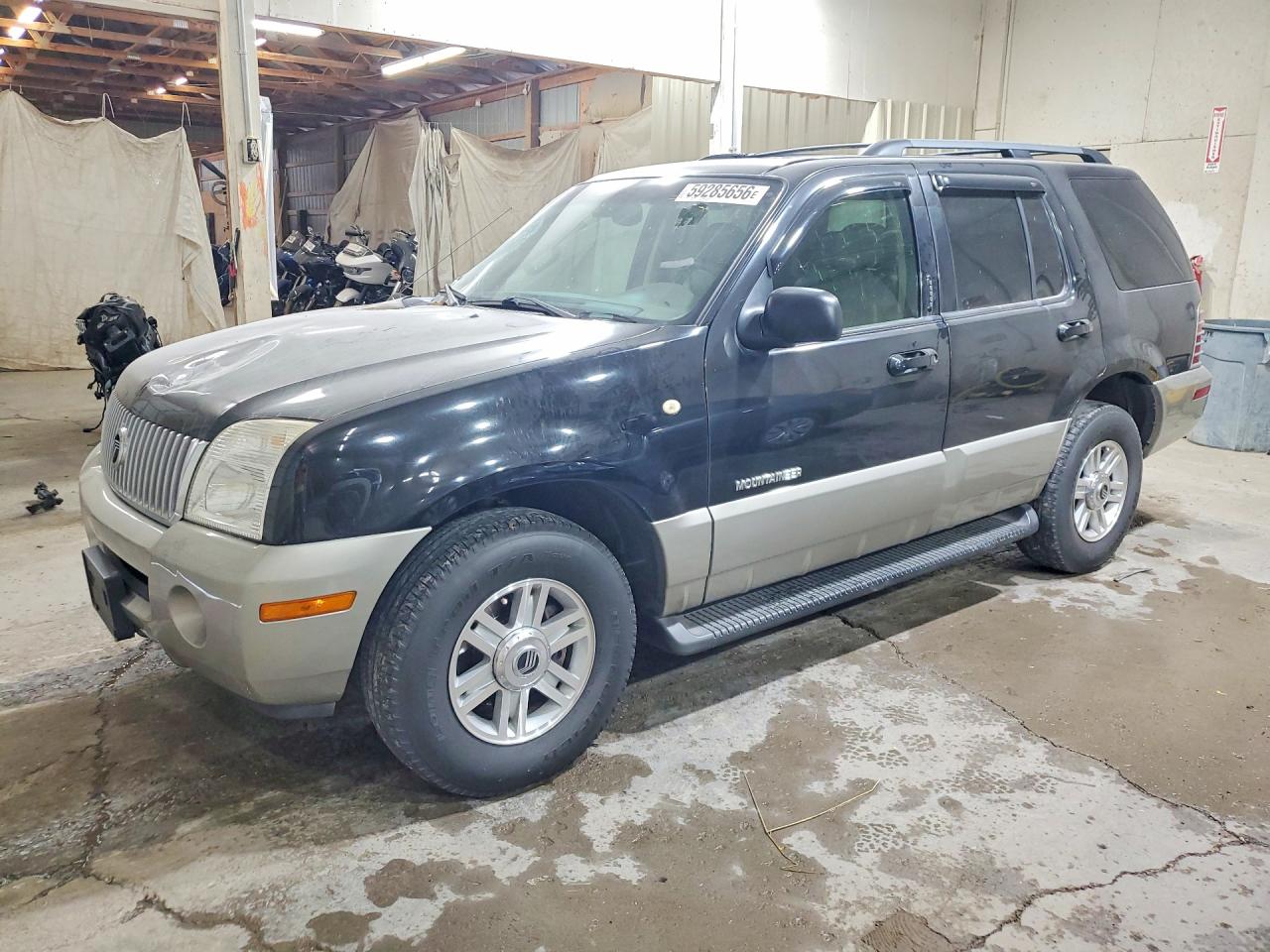2002 Mercury Mountaineer, VIN 4M2DU86W02UJ25490 — Roof