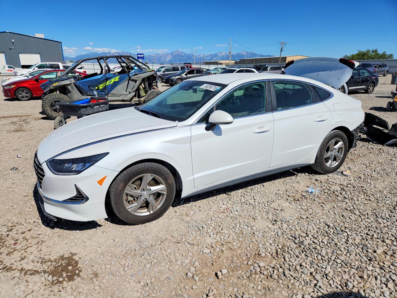 2020 Hyundai Sonata SE, VIN 5NPEG4JA3LH059065 — Зад