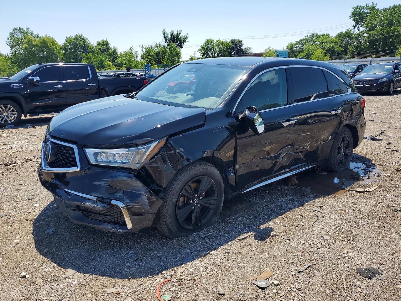 2019 Acura MDX, VIN 5J8YD4H38KL036616 — Front end