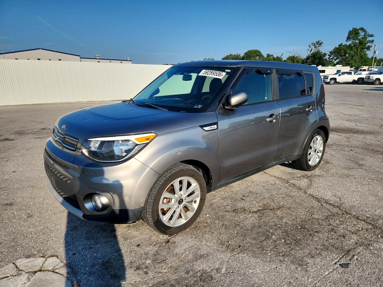 2019 Kia Soul +, VIN KNDJP3A56K7023885 — Hail