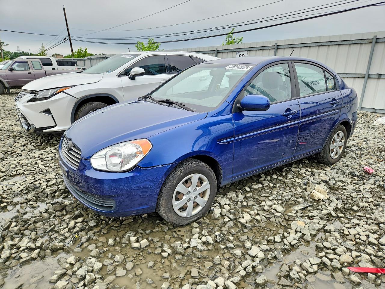 2010 Hyundai Accent GLS, VIN KMHCN4AC8AU444117 — Rear end