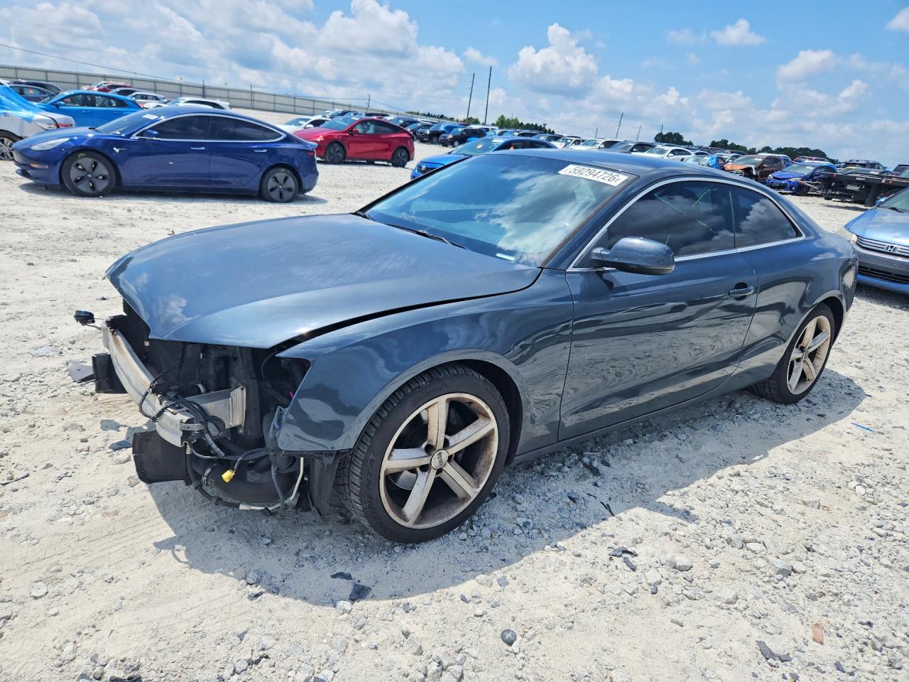 2010 Audi A5 Prestige, VIN WAUVFAFR3AA048424 — Front end