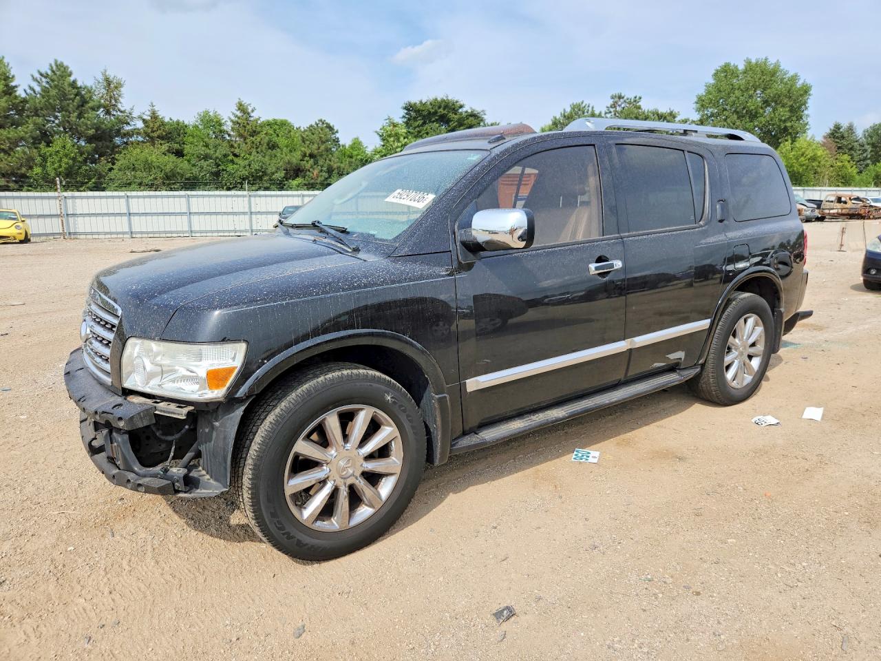 2010 Infiniti QX56, VIN 5N3ZA0NC7AN907861 — Front end