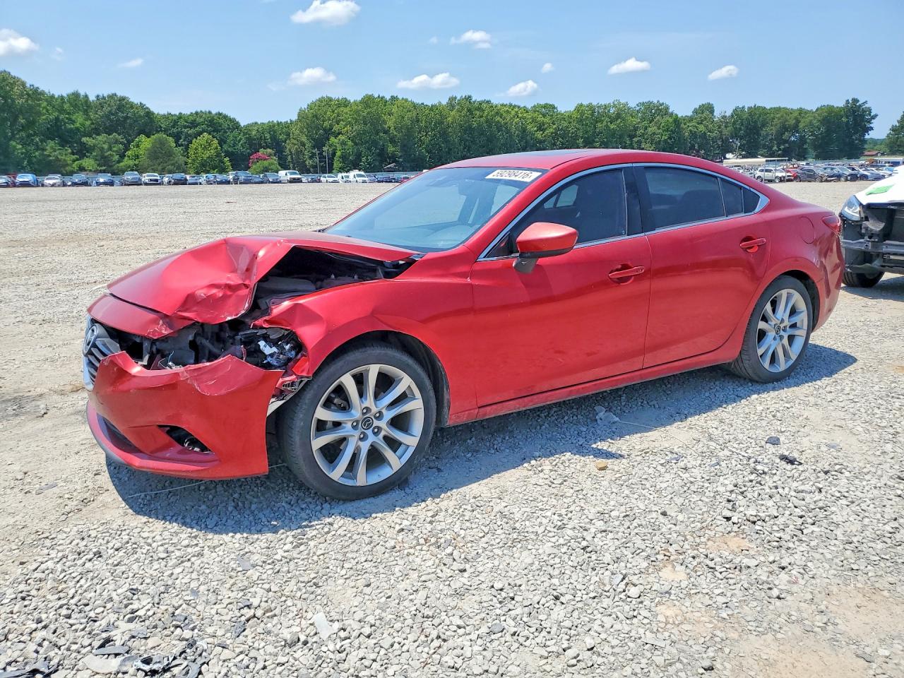 2015 Mazda 6 i Touring, VIN JM1GJ1T64F1171497 — Front end