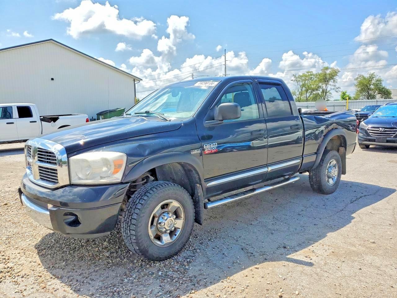 2008 Dodge 2500 SLT, VIN 3D7KS28D08G201478 — Зад