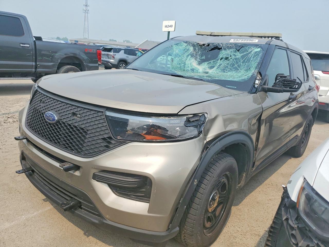 2021 Ford Police Interceptor Utility, VIN 1FM5K8AB9MGC31132 — Roof
