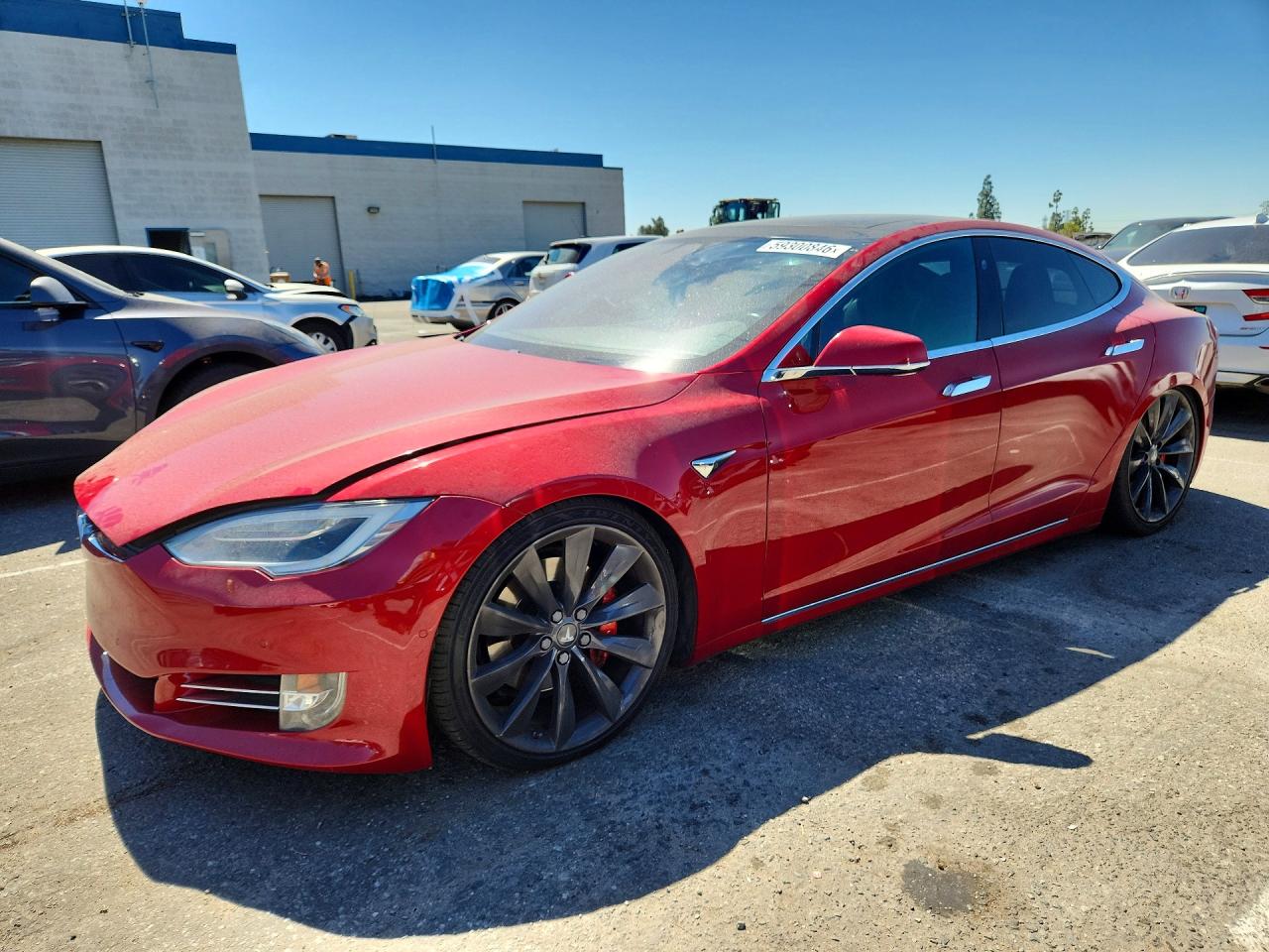 2017 Tesla Model S 100D, VIN 5YJSA1E41HF216430 — Normal wear