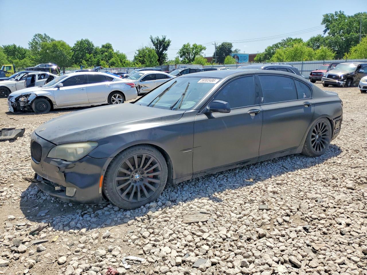 2009 BMW 7 Series 750Li, VIN WBAKB83549CY59383 — Front end