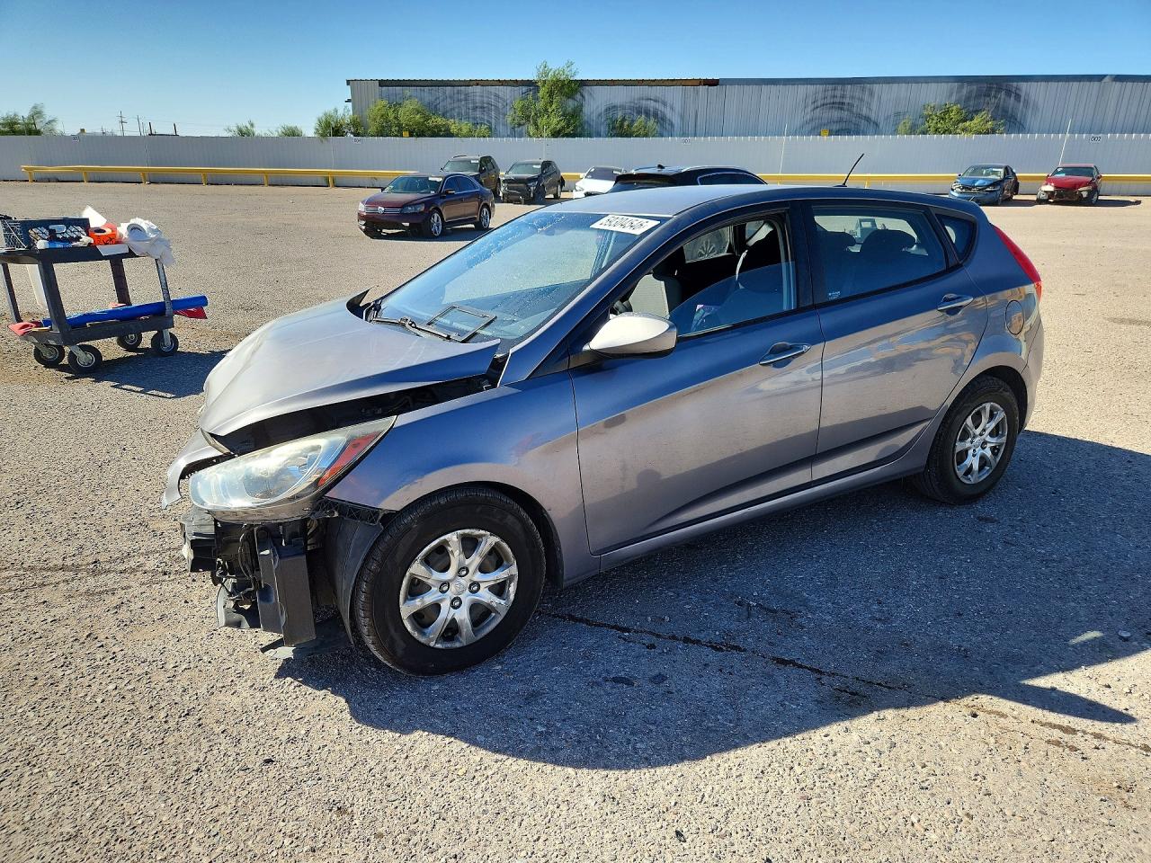 2014 Hyundai Accent GS, VIN KMHCT5AEXEU145263 — Front end