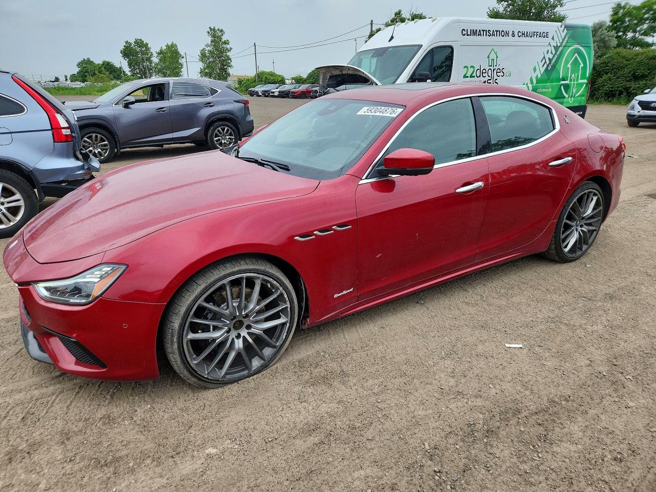 2018 Maserati Ghibli S Q4 GranSport, VIN ZAM57YTS0J1278529 — Перед