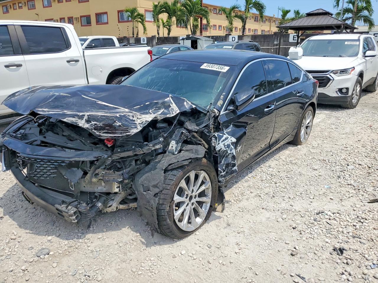 2022 Cadillac CT5 Premium Luxury, VIN 1G6DN5RK6N0121338 — Front end