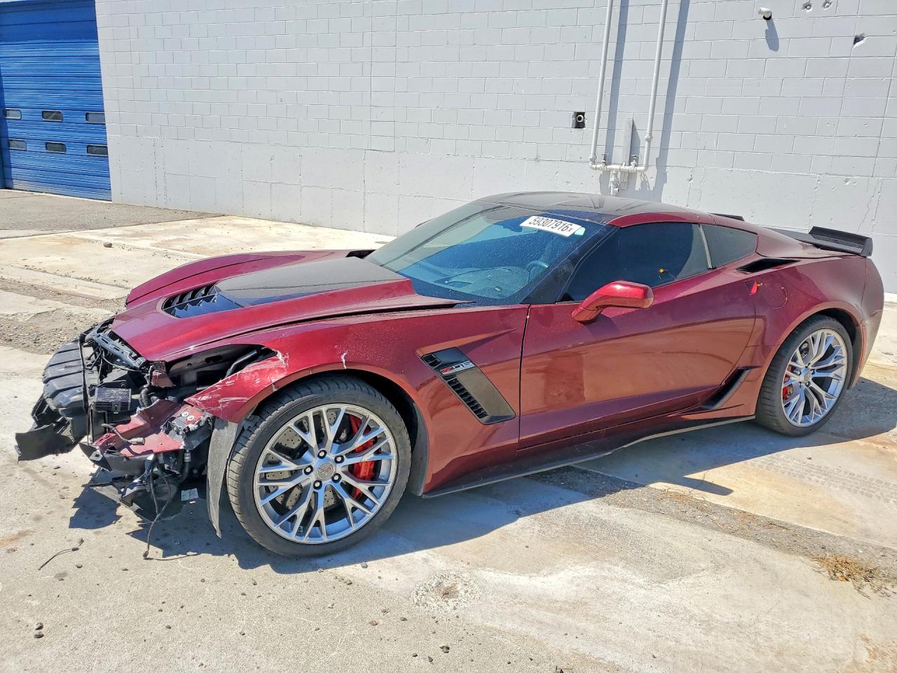 2018 Chevrolet Corvette Z06 3LZ, VIN 1G1YU2D68J5601994 — Front end