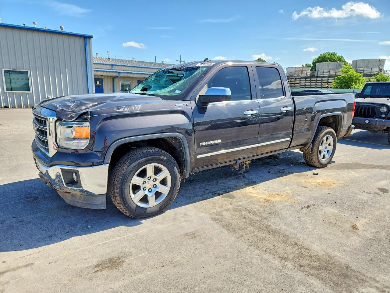 2014 GMC Sierra 1500 SLT, VIN 1GTR1VEC2EZ118672 — Front end