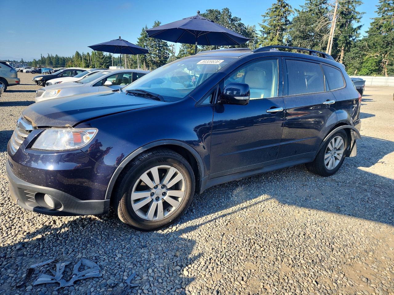 2013 Subaru Tribeca Limited, VIN 4S4WX9GD6D4400657 — Rear end