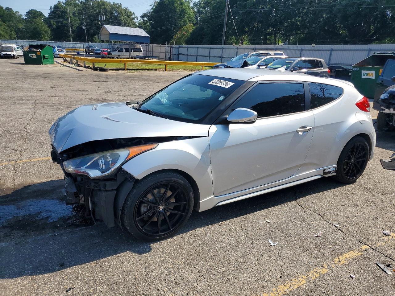 2013 Hyundai Veloster Turbo, VIN KMHTC6AE9DU137482 — Front end
