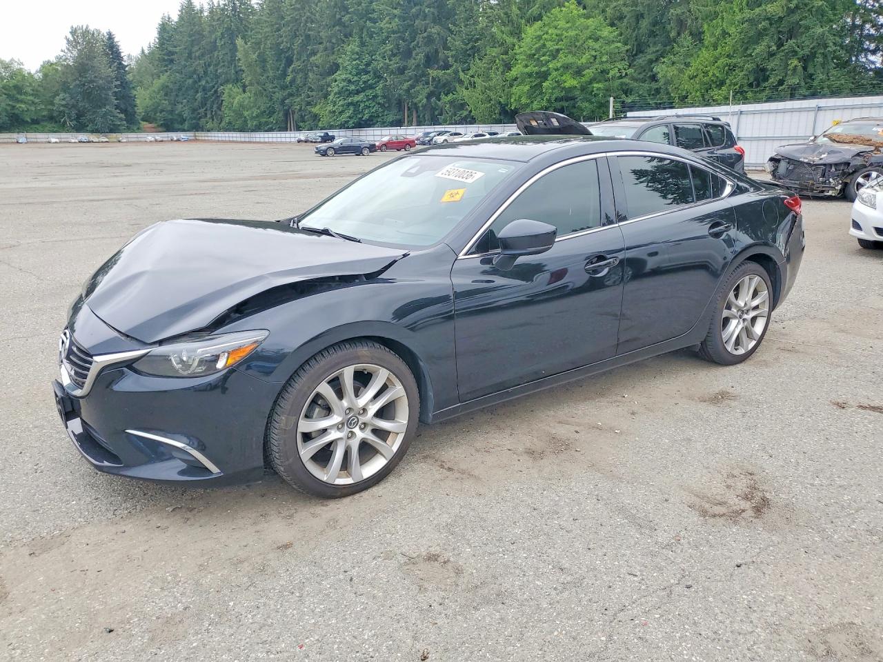 2017 Mazda 6 Touring, VIN JM1GL1V58H1108775 — Front end