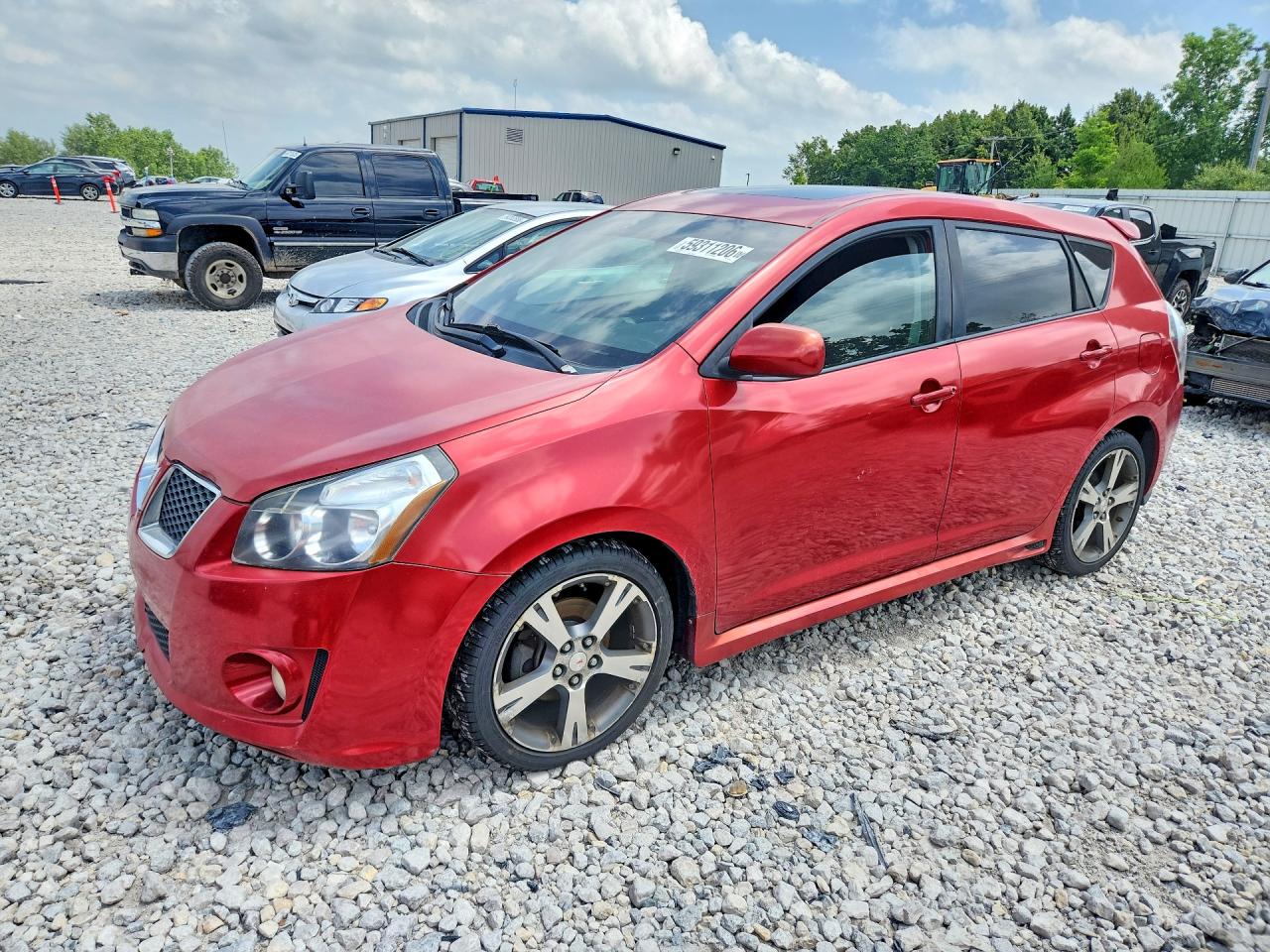 2009 Pontiac Vibe GT, VIN 5Y2SR67059Z407988 — Front end