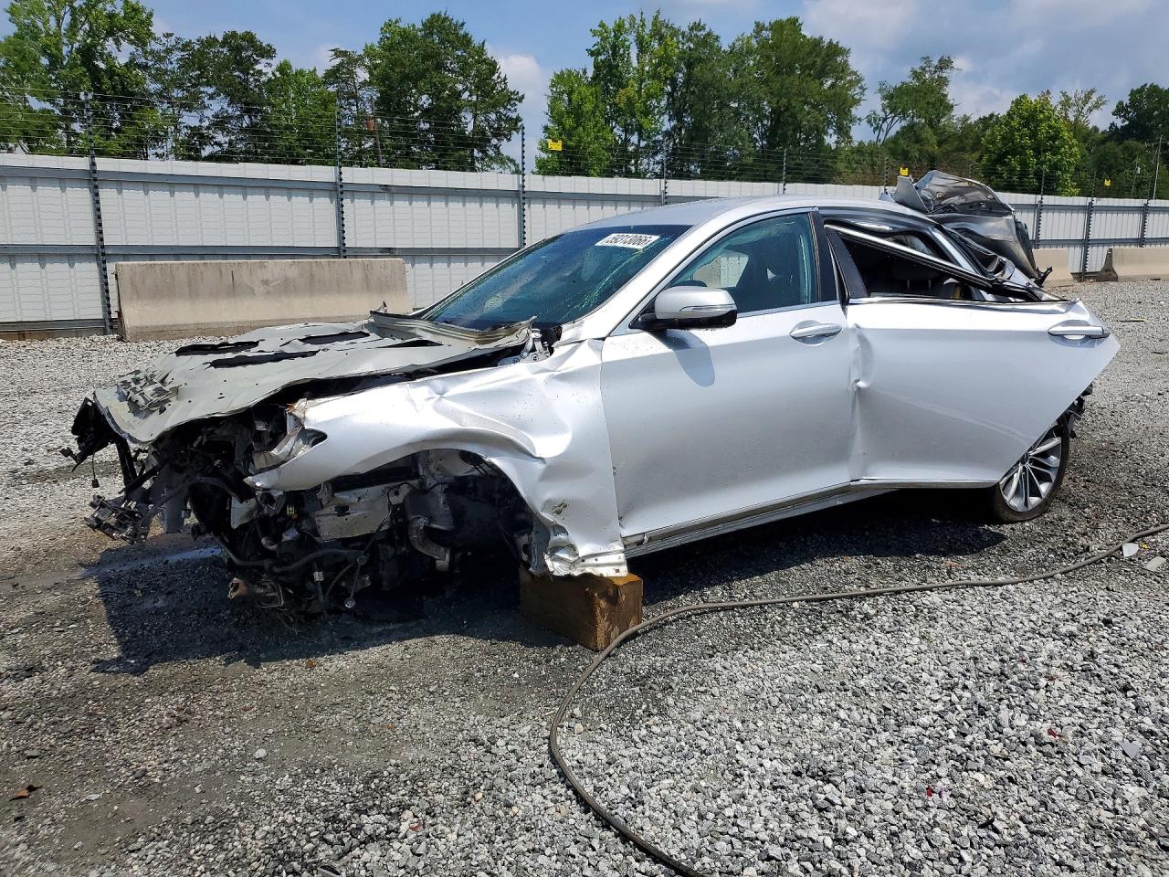 2015 Hyundai Genesis 3.8L, VIN KMHGN4JE2FU066855 — Опрокидывание
