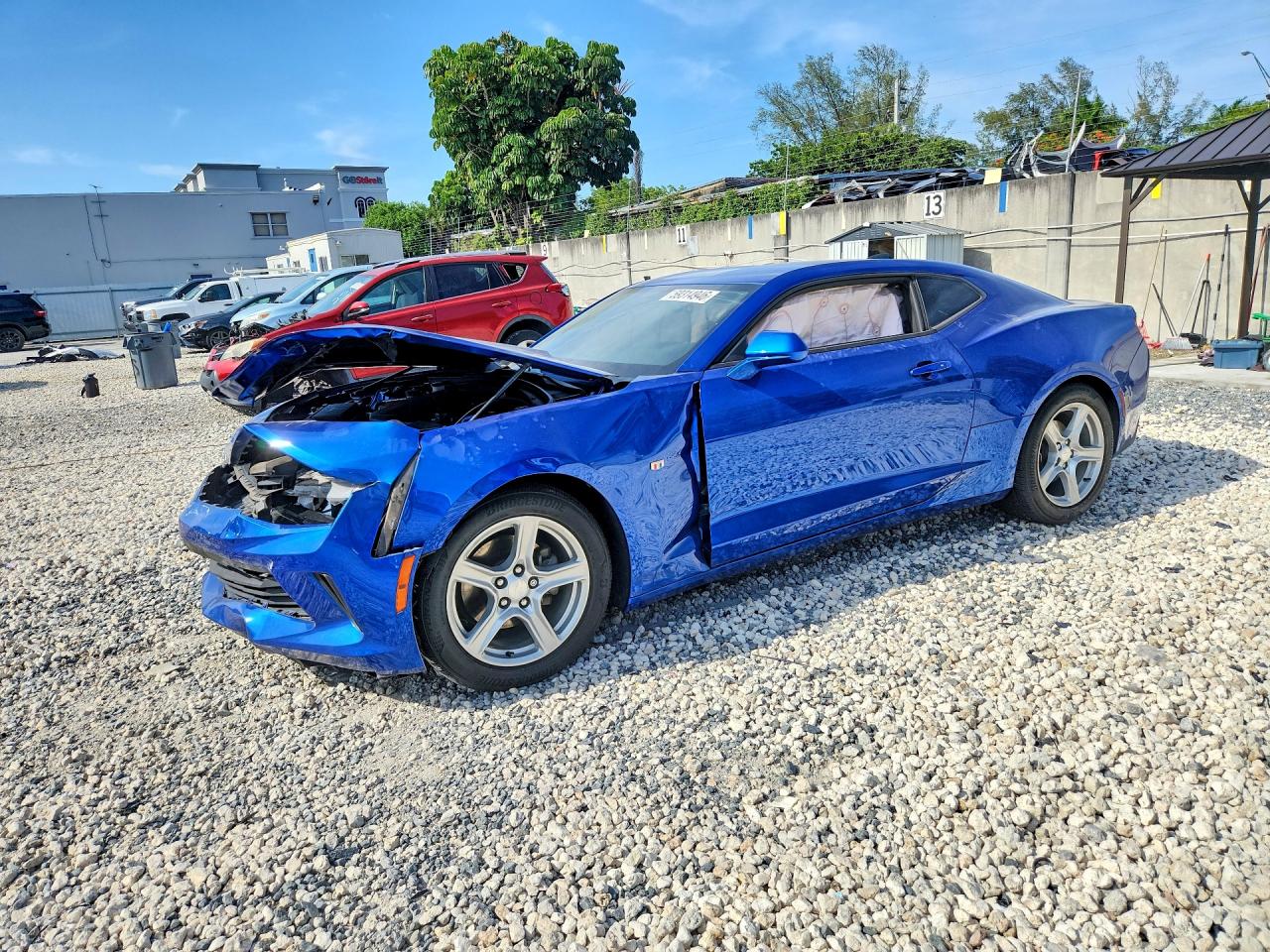 2018 Chevrolet Camaro 1LT, VIN 1G1FB1RS2J0166741 — Перед