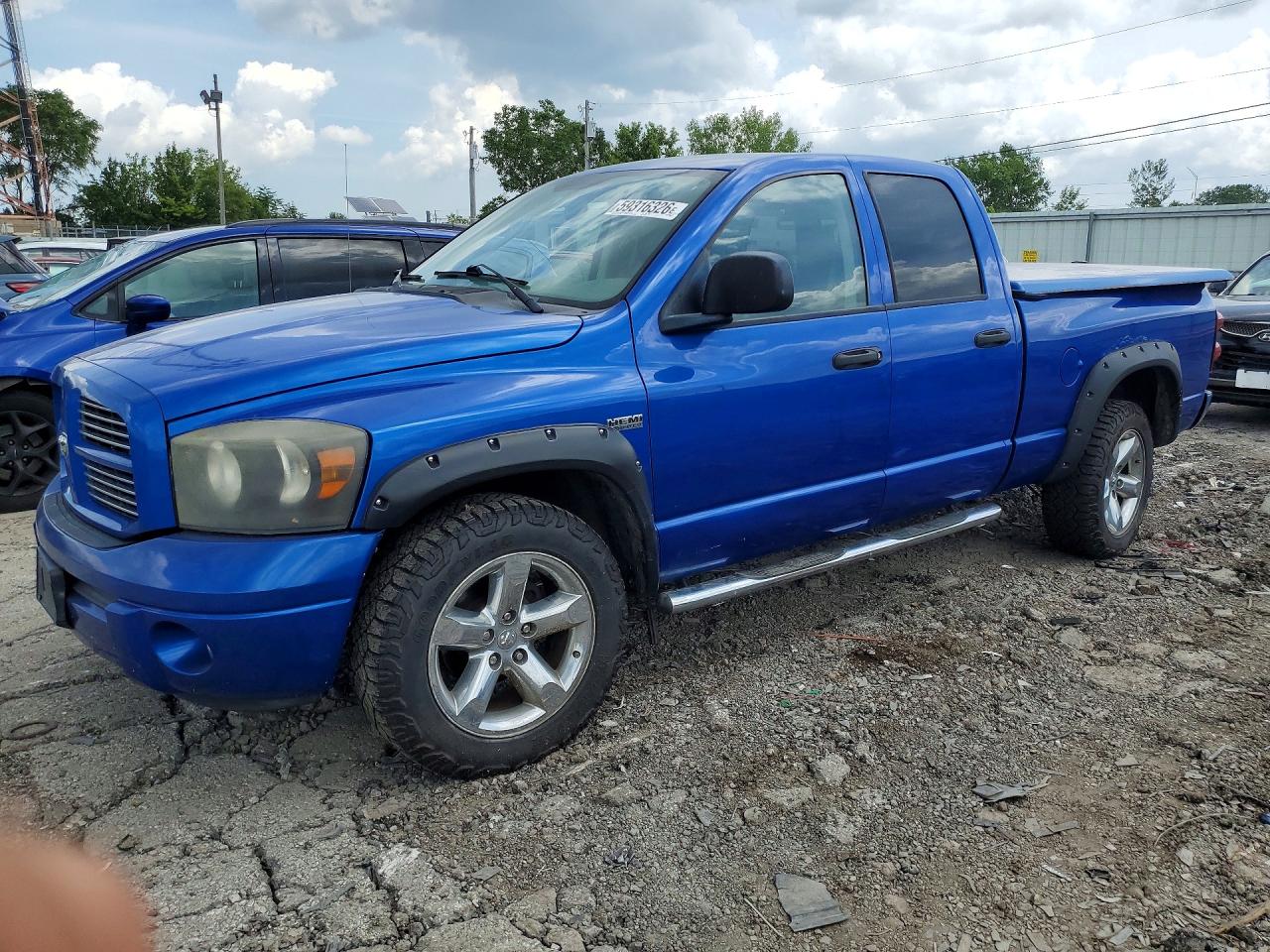 2008 Dodge 1500 SLT, VIN 1D7HU18218J106584 — Бок
