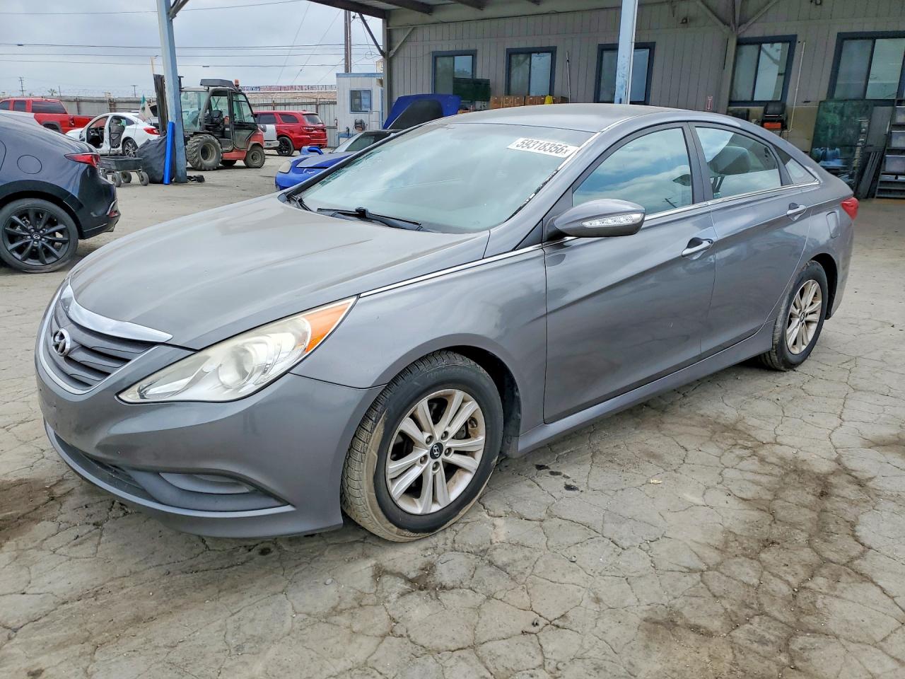 2014 Hyundai Sonata GLS, VIN 5NPEB4AC6EH834445 — Stripped