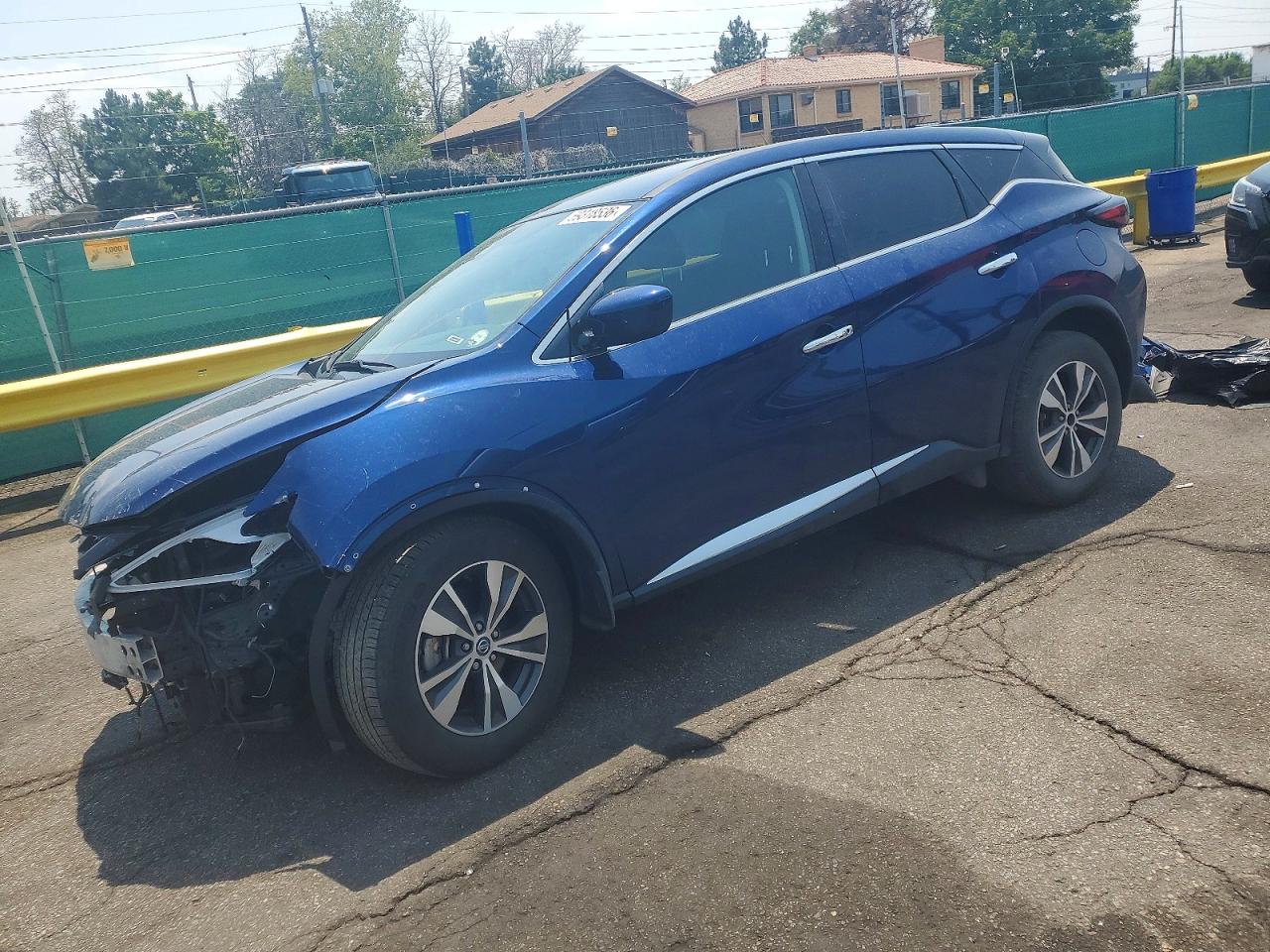 2022 Nissan Murano S, VIN 5N1AZ2AS6NC128136 — Front end