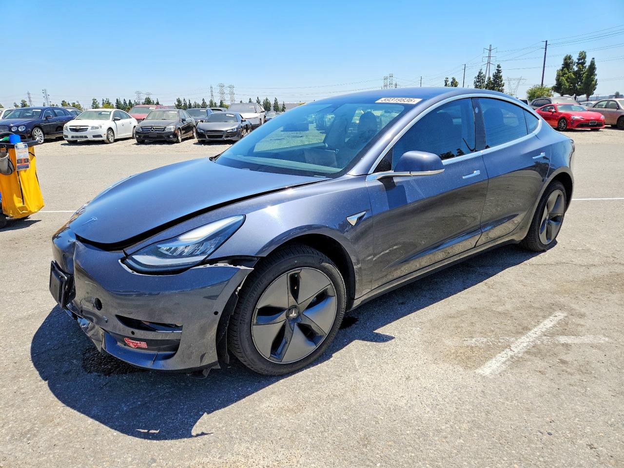 2017 Tesla Model 3 Standard, VIN 5YJ3E1EAXHF001224 — Front end